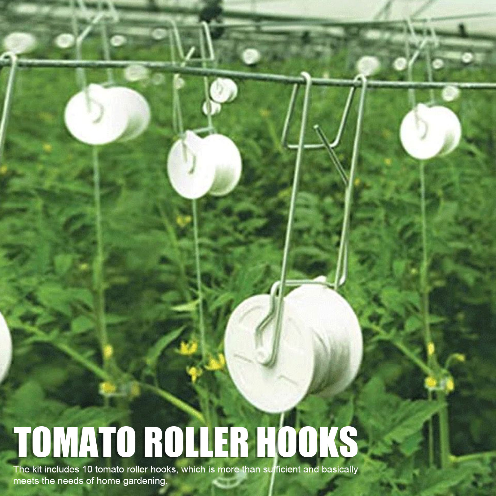 Plant Parent Kit - 10Pcs/set Garden Plant Roller Hooks Tomato