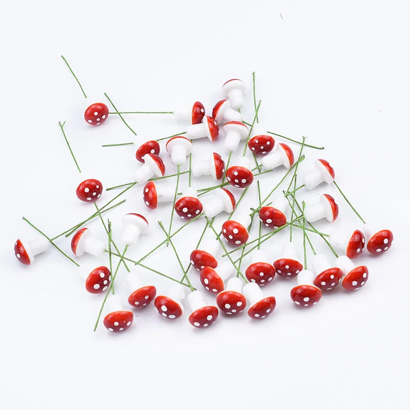 Plant Parent Gifts - 10/30/50 Pieces PE Mushroom Artificial Plants