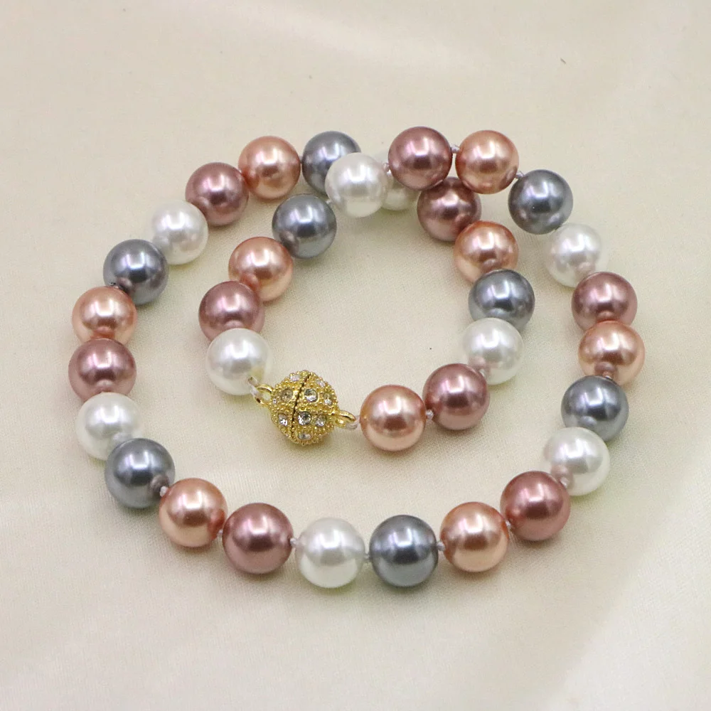 Pearl Necklace for Women 12mm  - String Of Pearls Plant ulasan dan harga