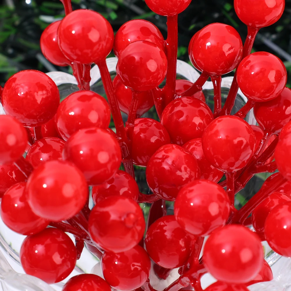 5/100x Artificial Red Berries  - Plant Parent Gifts ulasan dan harga
