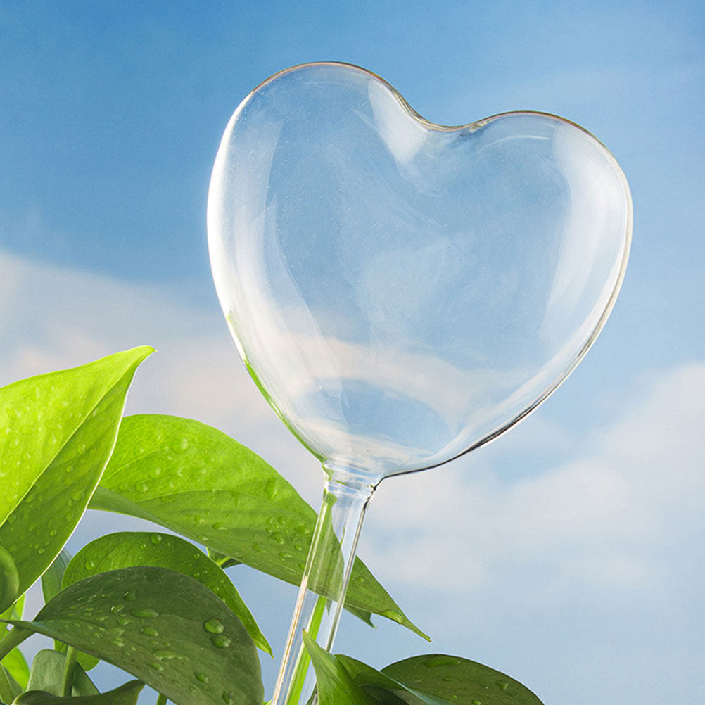 3Pcs Heart Shaped Glass Self W - Plant Parent ulasan dan harga