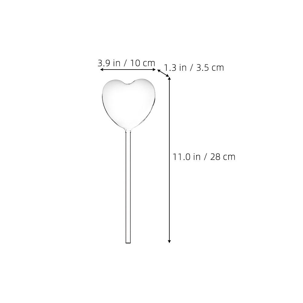 3Pcs Heart Shaped Glass Self W - Plant Parent ulasan dan harga
