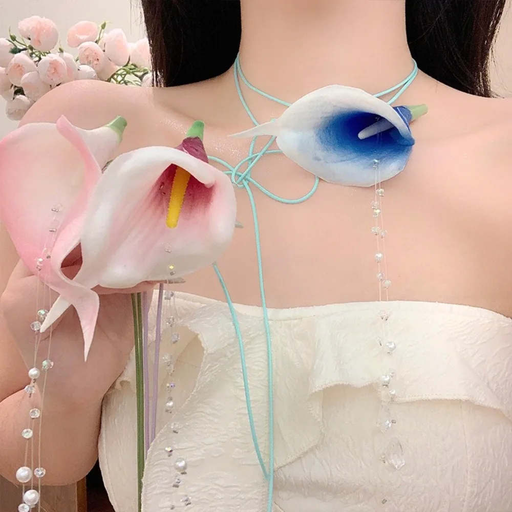 Fashion Exaggerated Calla Lily - String Of Pearls Plant ulasan dan harga