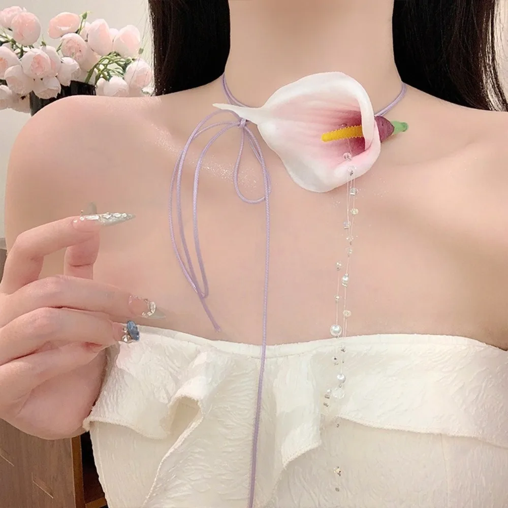 Fashion Exaggerated Calla Lily - String Of Pearls Plant ulasan dan harga