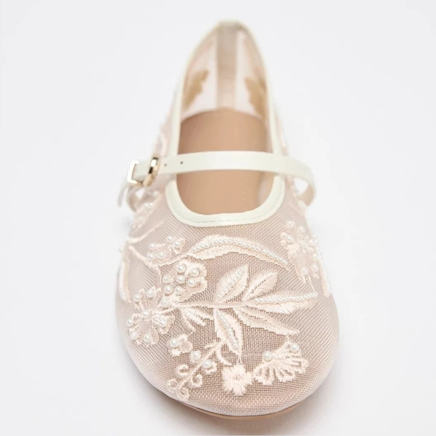 Embroidery Flowers Pearl Mesh  - String Of Pearls Plant ulasan dan harga