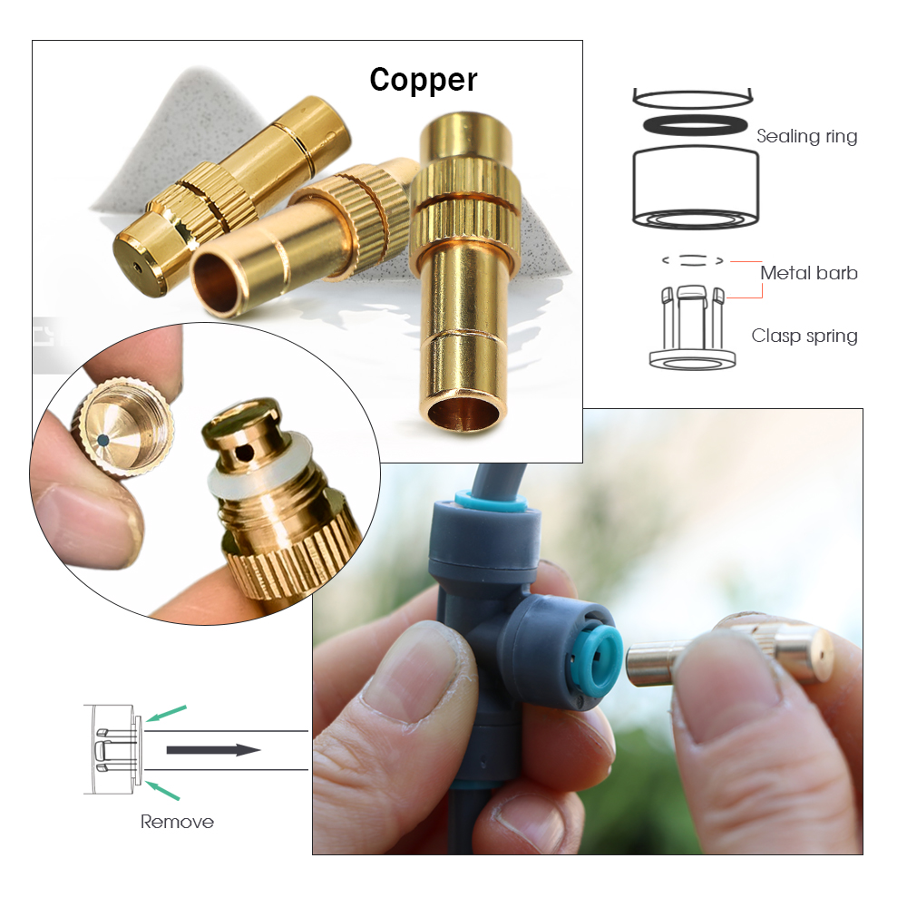 5-30M 4/6mm Gray Hose Adjustab - Plant Parent Kit ulasan dan harga