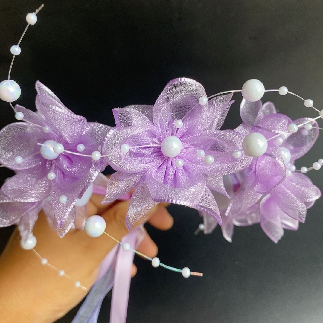 Korean Ethereal Mesh Flower He - String Of Pearls Plant ulasan dan harga